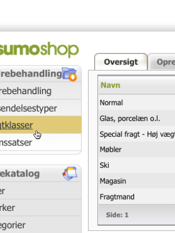 Fragtklasser