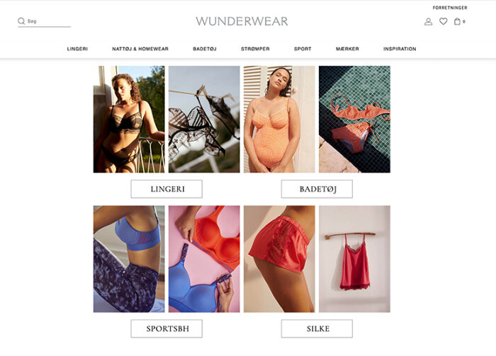 Screenshot af wunderwear.dk